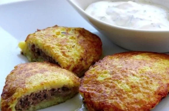 Драники картофельные с мясом